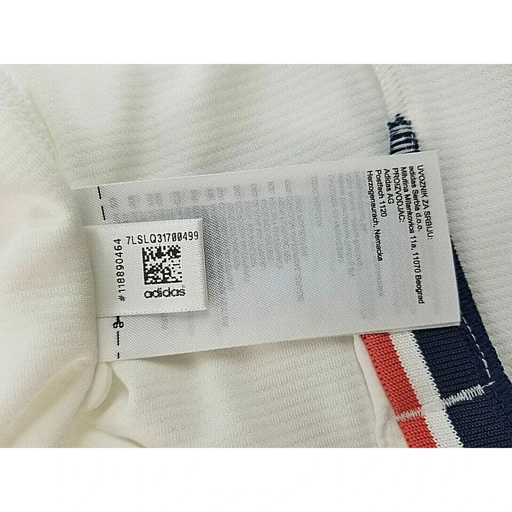 Adidas men polo shirt Climalite CG2542 white 2XL MSRP $70